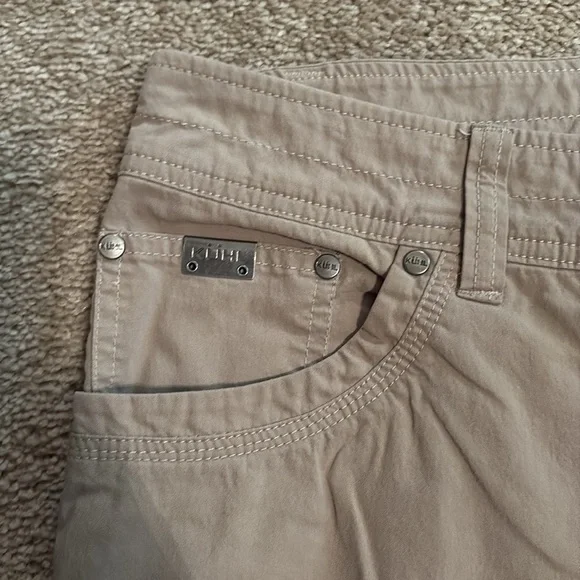 Kuhl Men’s Cargo Hiking Work Wear khaki Vented Pants Size 38 X 32 - Picture 3 of 8